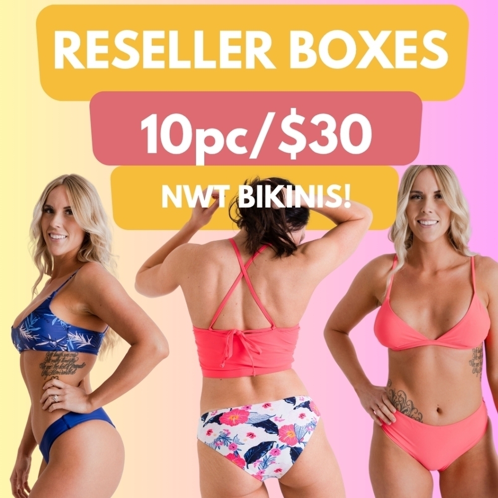 10pc NWT Women's Swimsuits Resellers Mystery Box